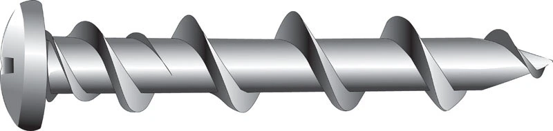 Wall Dog and Screws, White, Phillips, 1-1/4-In., 4-Pk.