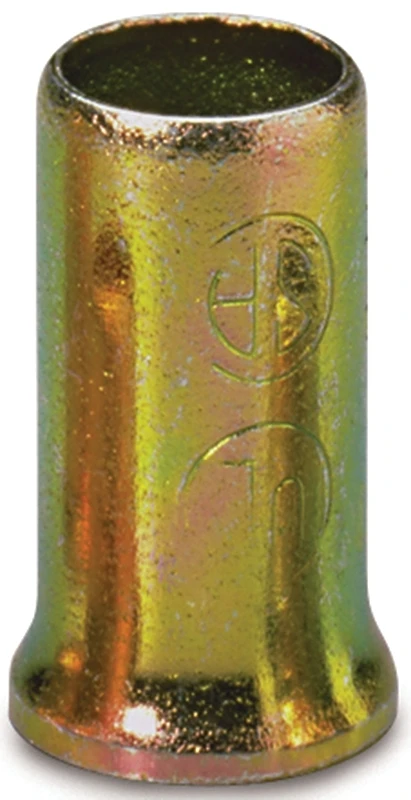 10-411 Crimp Connectors, 18 To 8 Awg, Zinc-plated Steel, 50 Pk