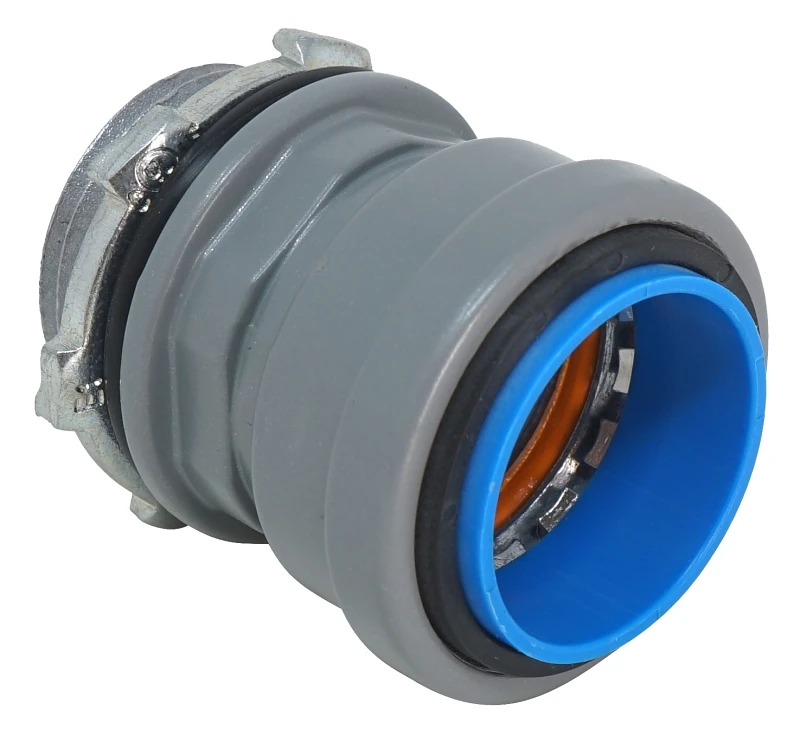 Simpush Push-to-Install EMT Watertight Conduit Box Connector, 3/4 In.
