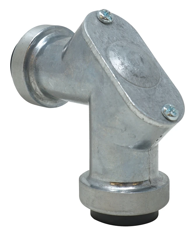 Simpush Push-to-Install Electrical Metallic Tubing Pull Elbow Conduit Connector 3/4 Inch