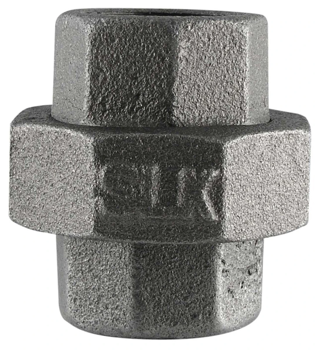 1/4 In. Ground Joint Malleable Black Iron Union - Model 521-701hn