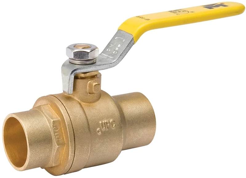 1 In. S Brass Full Port Ball Valve 107-845nl - 600 Psi Pressure Rating