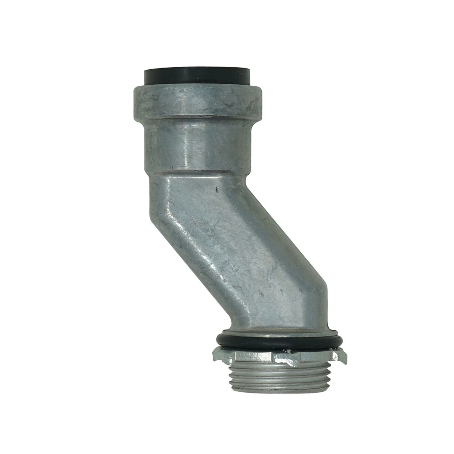 Simpush Push-to-Install EMT Offset Conduit Connector, 1/2 In.