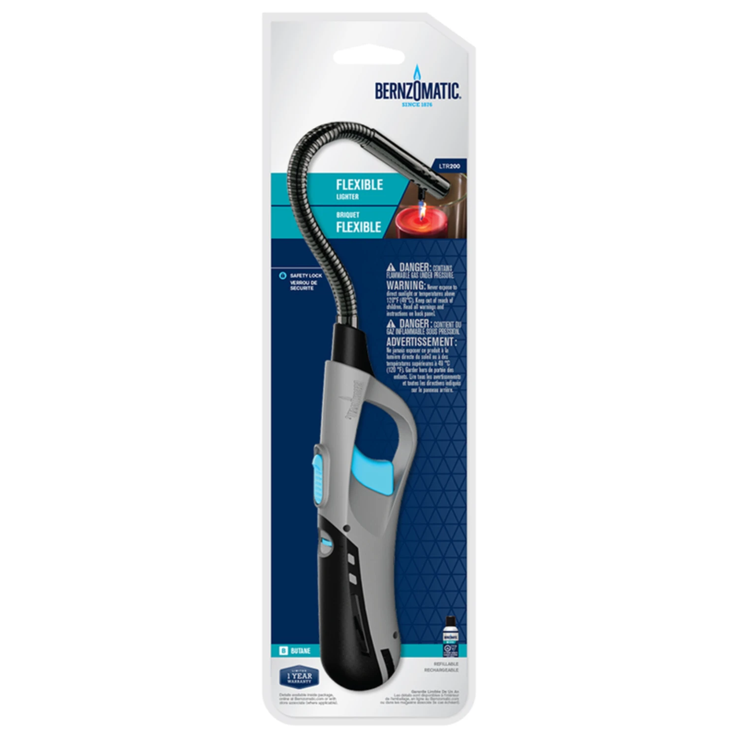 Flexible Stem Gas Lighter