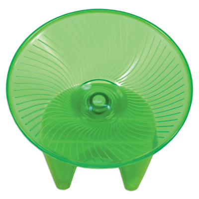 Medium Flying Saucer Exercise Wheel For Small Pets, 7.25" Diameter, Assorted Colors