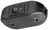 Heavy-duty Feed Thru Cord Switch, 6a, 120v, Black, Model 5406bkbpcc5