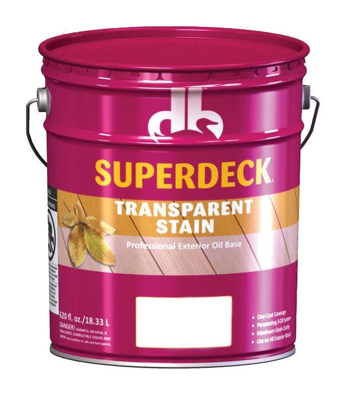 Transparent Canyon Brown Oil-based Wood Stain 5 Gallon Container
