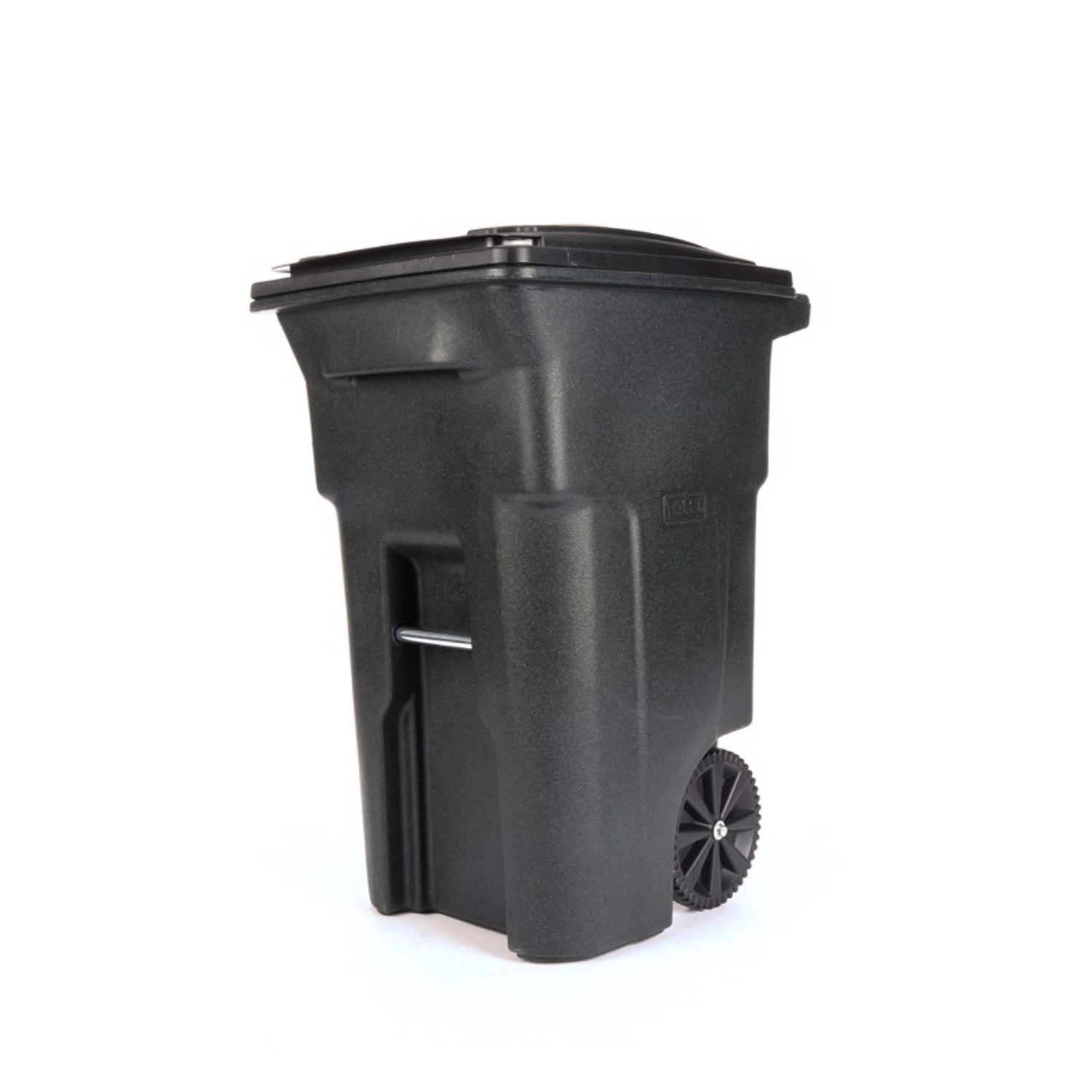 64 Gallon Greenstone Commercial Trash Can With Lid And Heavy-duty Wheels