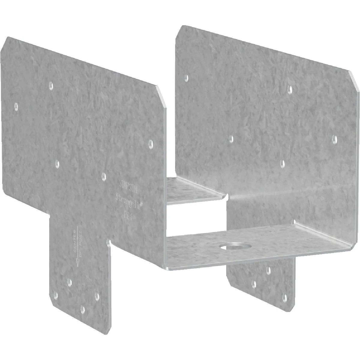 Post Cap, ZMAX Coating, Galvanized Steel, For 4x Post