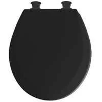 TOILET SEAT RND BLACK