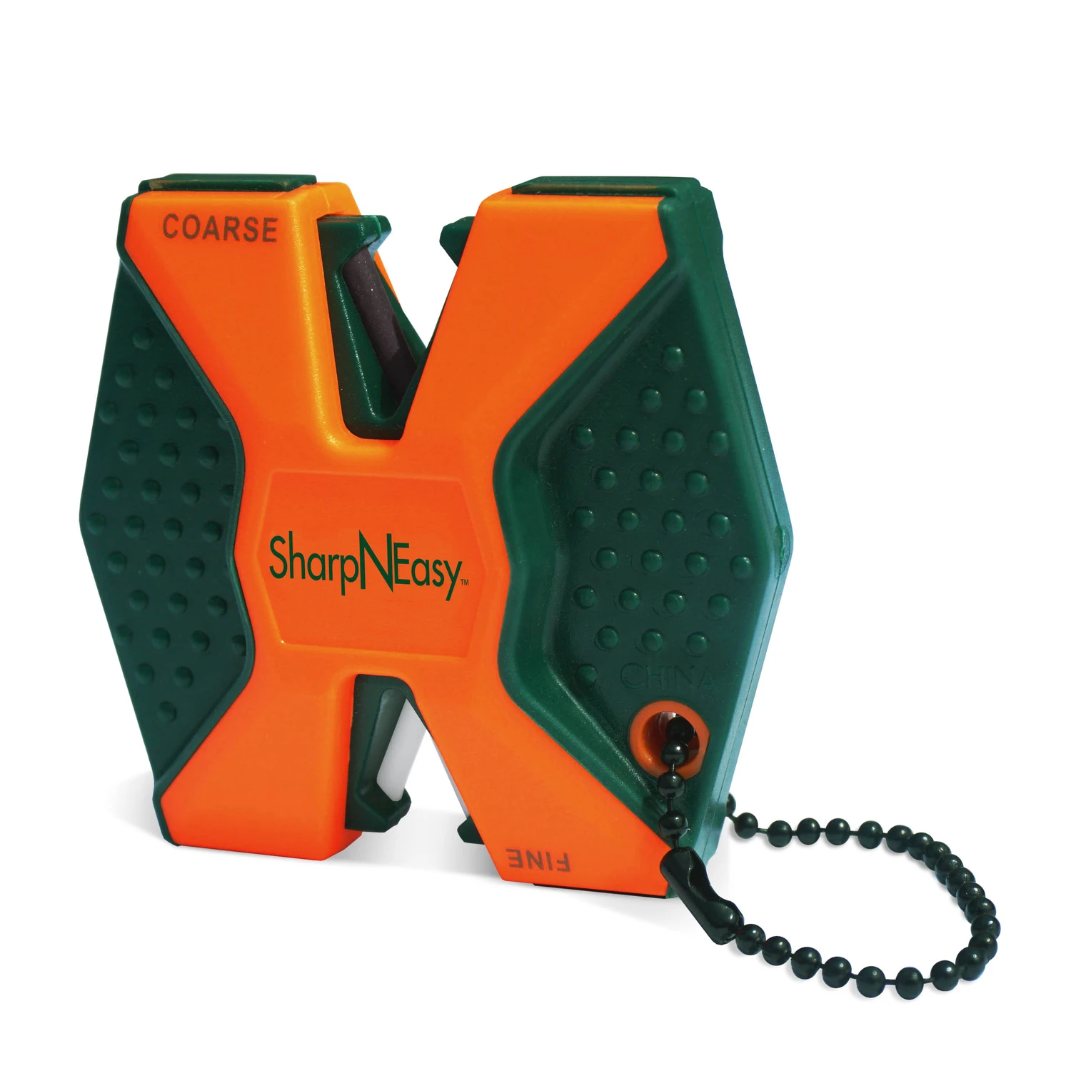 Two-Step Knife Sharpener with Coarse and Fine Sharpening Slots for Precision Edge