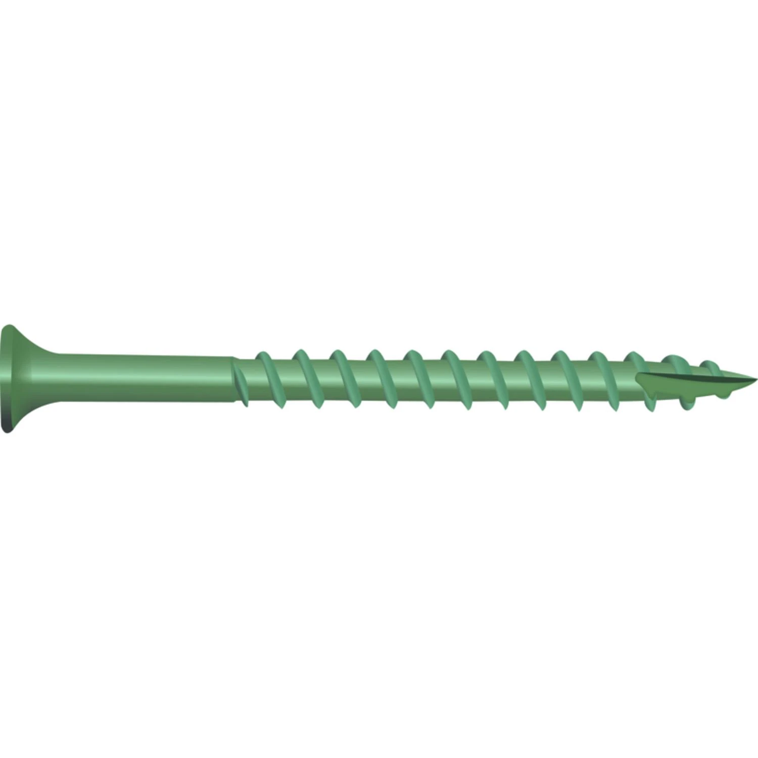 341104 Screw Bulge Head Star Drive - Green 1.25 In.