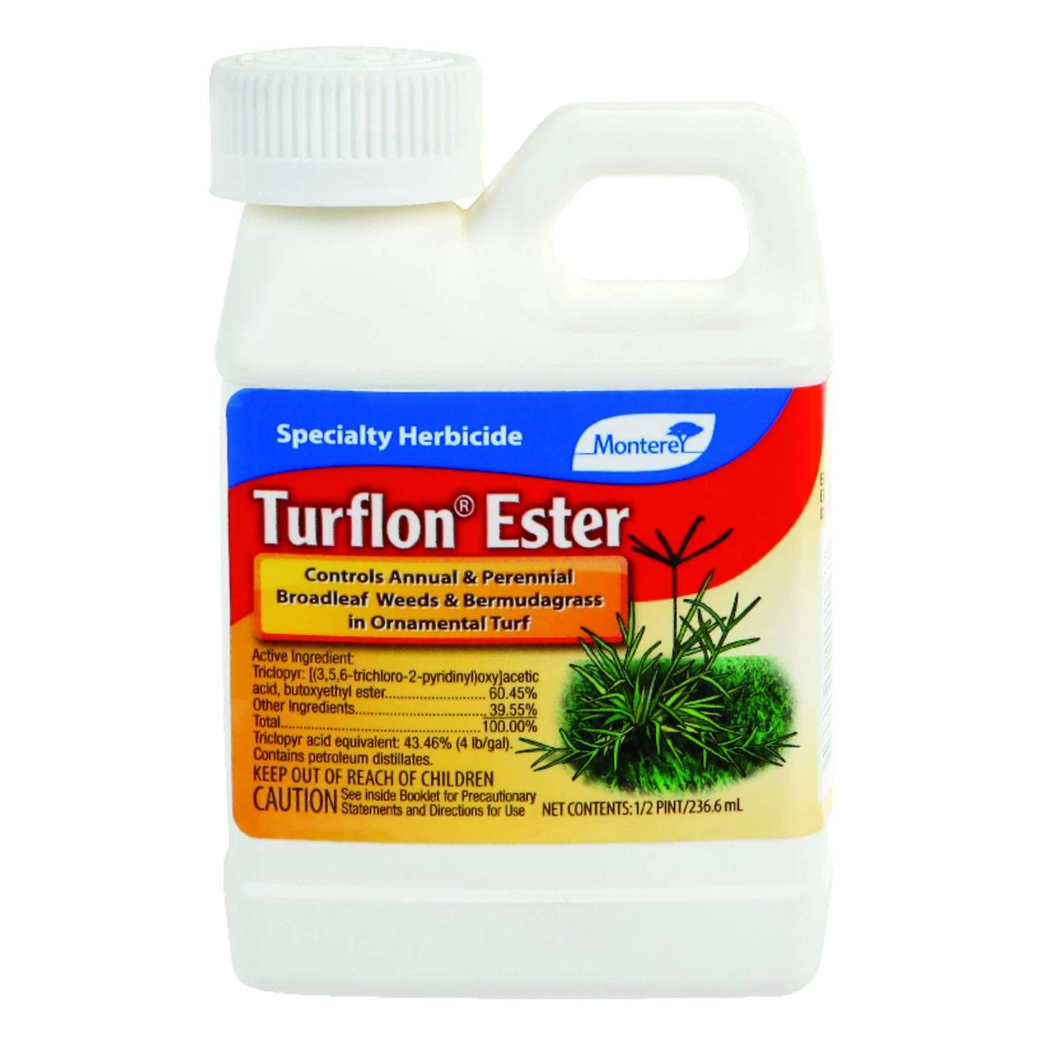 Turflon Ester Broadleaf Herbicide Concentrate 8 Oz For Lawn Care