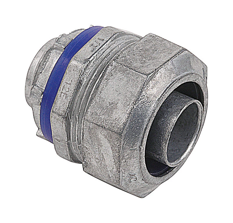 Multi-Piece Liquid Tight Straight Connector, 0.5-In.
