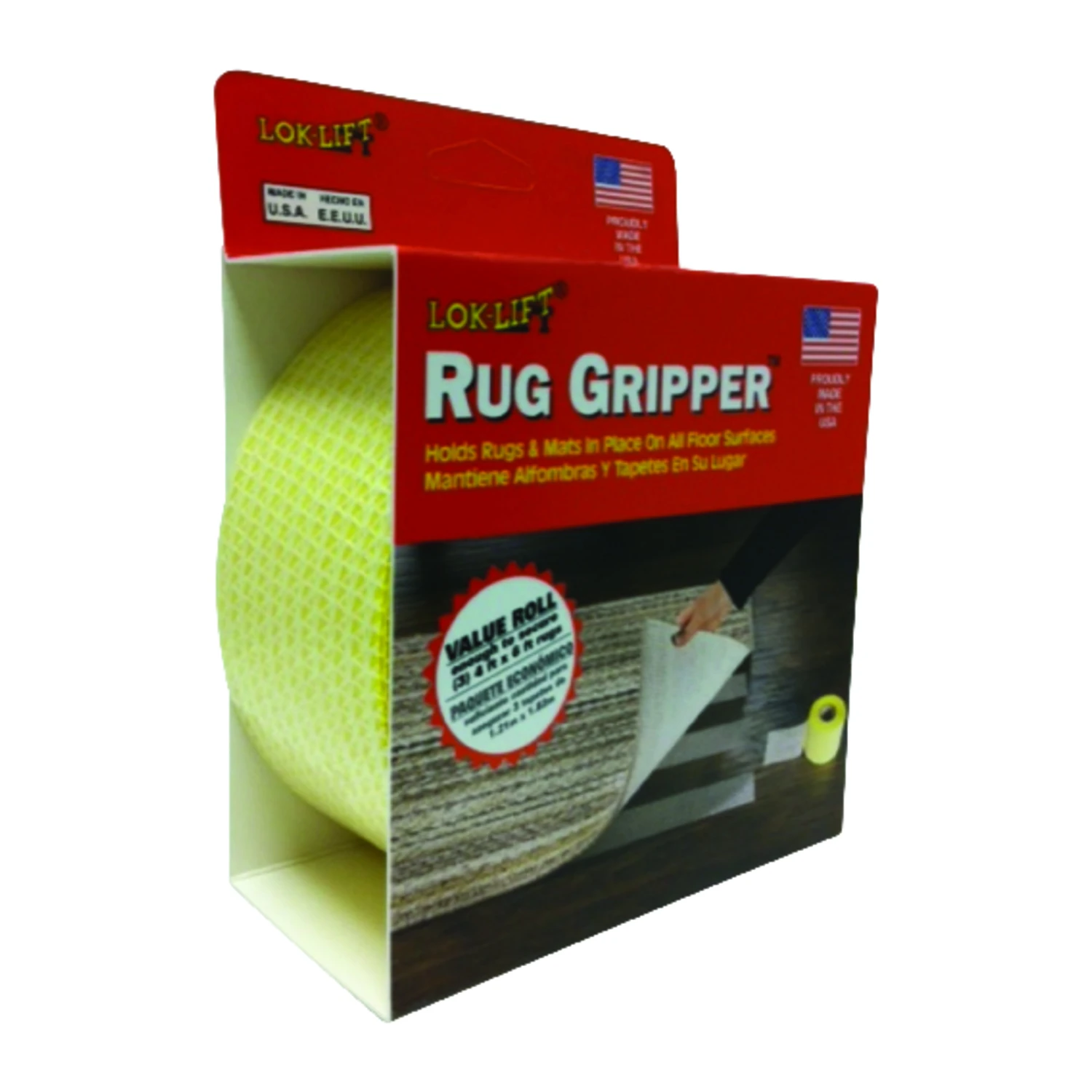 2.5 In. W X 60 Ft. L Reversible Scrim Indoor Rug Gripper