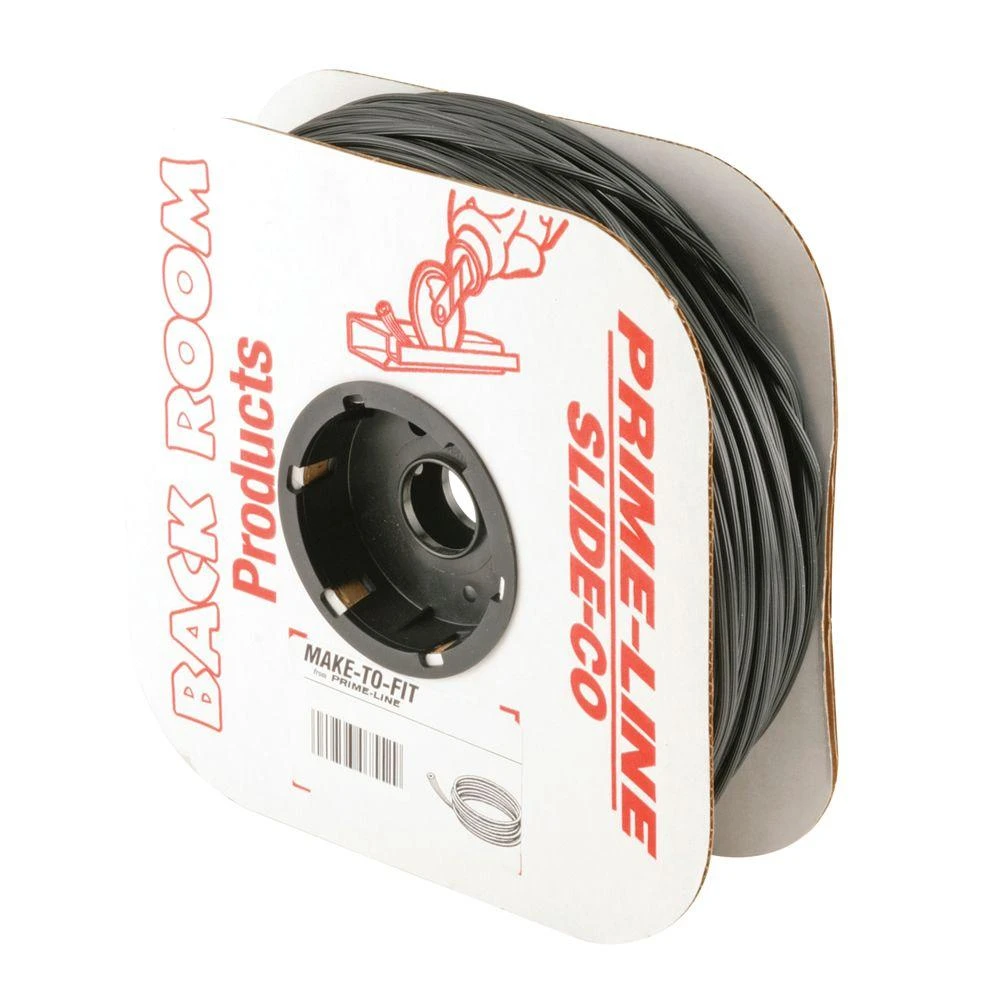 0.120 In. Dia. X 250 Ft. Black Vinyl Screen Retainer Spline P7551