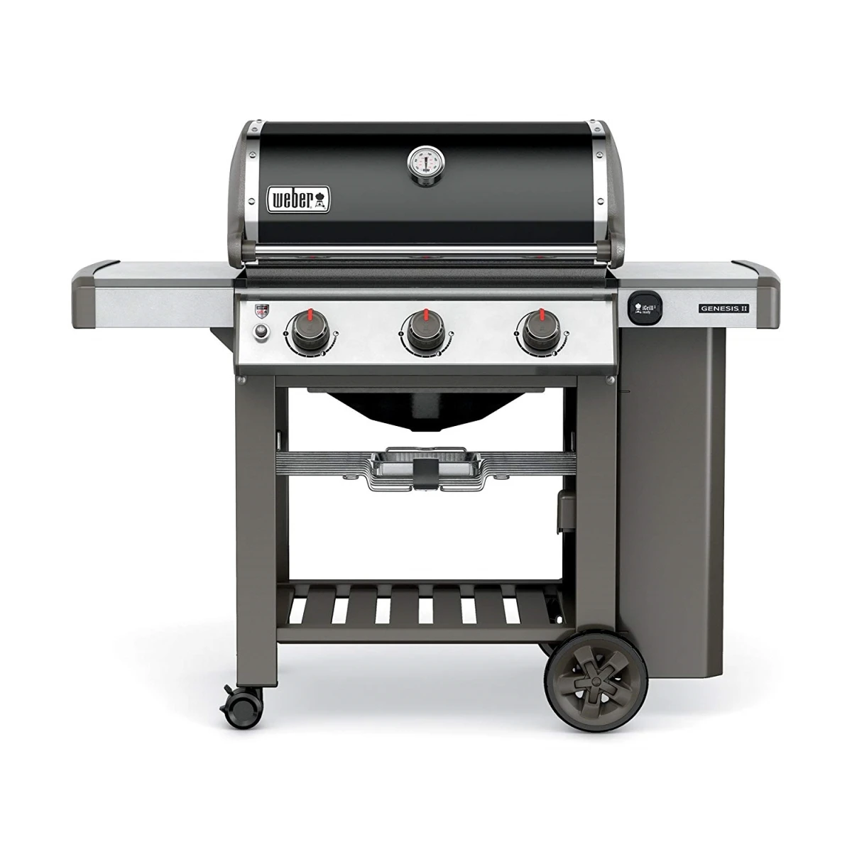 Spirit S-315 3-burner Liquid Propane Gas Grill, Stainless Steel, 32,000 Btu