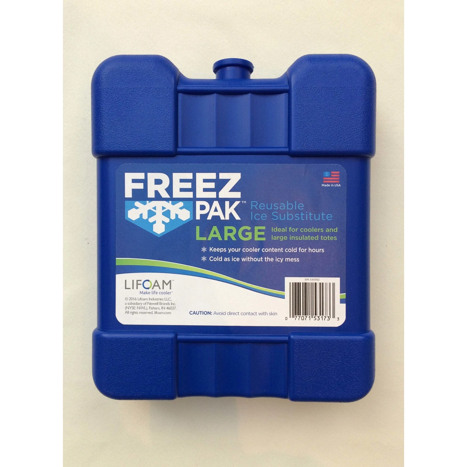 Freez Pak 42 Oz. Blue Reusable Cooler Ice Pack - Safe & Non-toxic