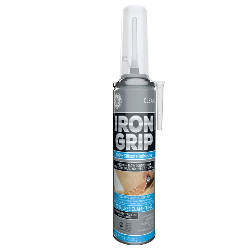 Iron Grip 7.4-ounce Silicone Adhesive - Waterproof, No Surface Prep Required