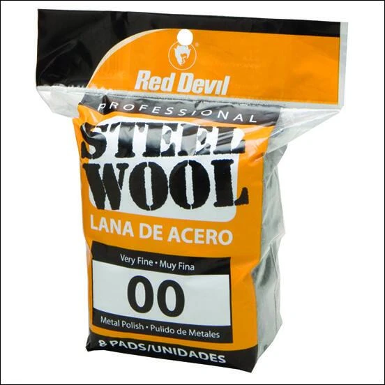 #00 Very Fine Steel Wool 8-pack, Model 0322 For Household & Projects