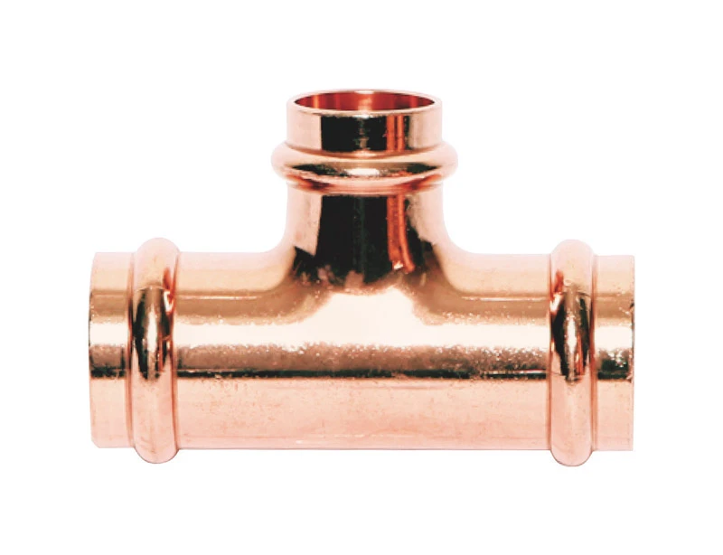 NIBCO Press System 1/2 in. Press X 1/2 in. D Press Copper Tee 1 pk