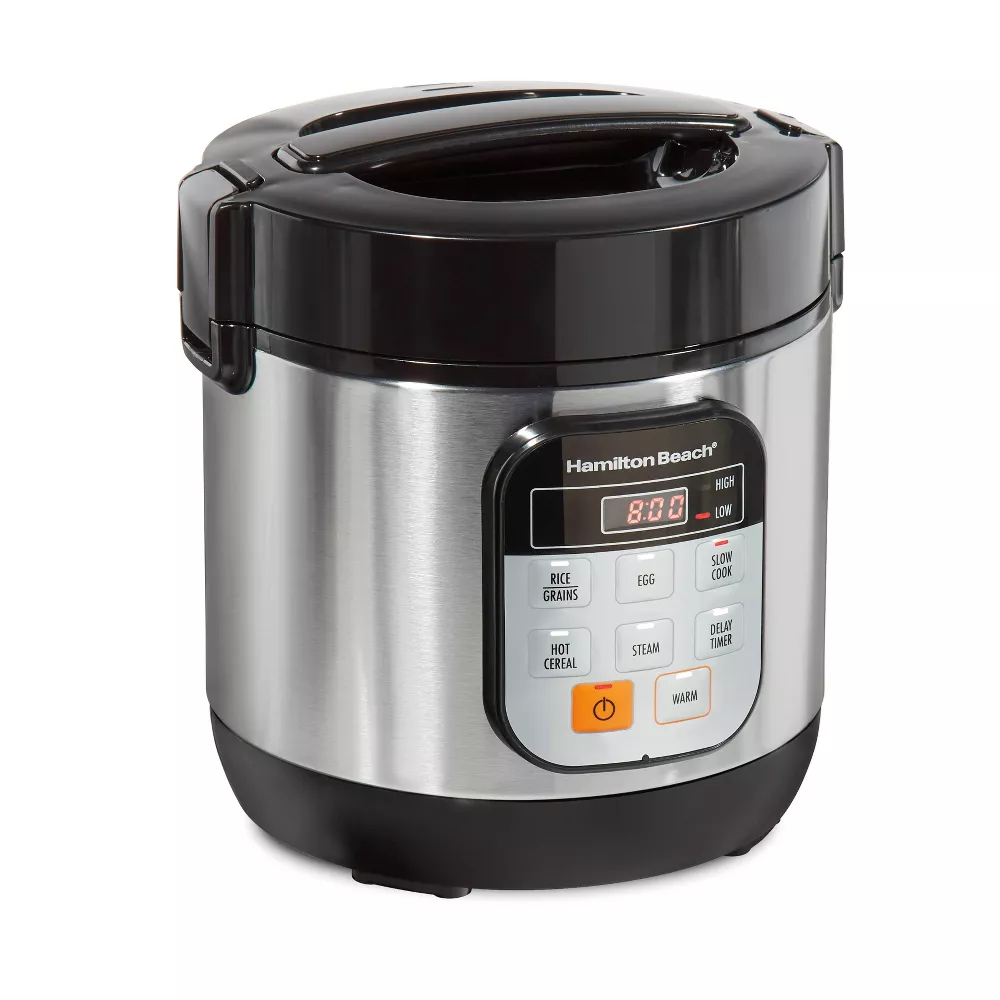 1.5 Quart Silver Stainless Steel Programmable Multi-cooker Model 37524