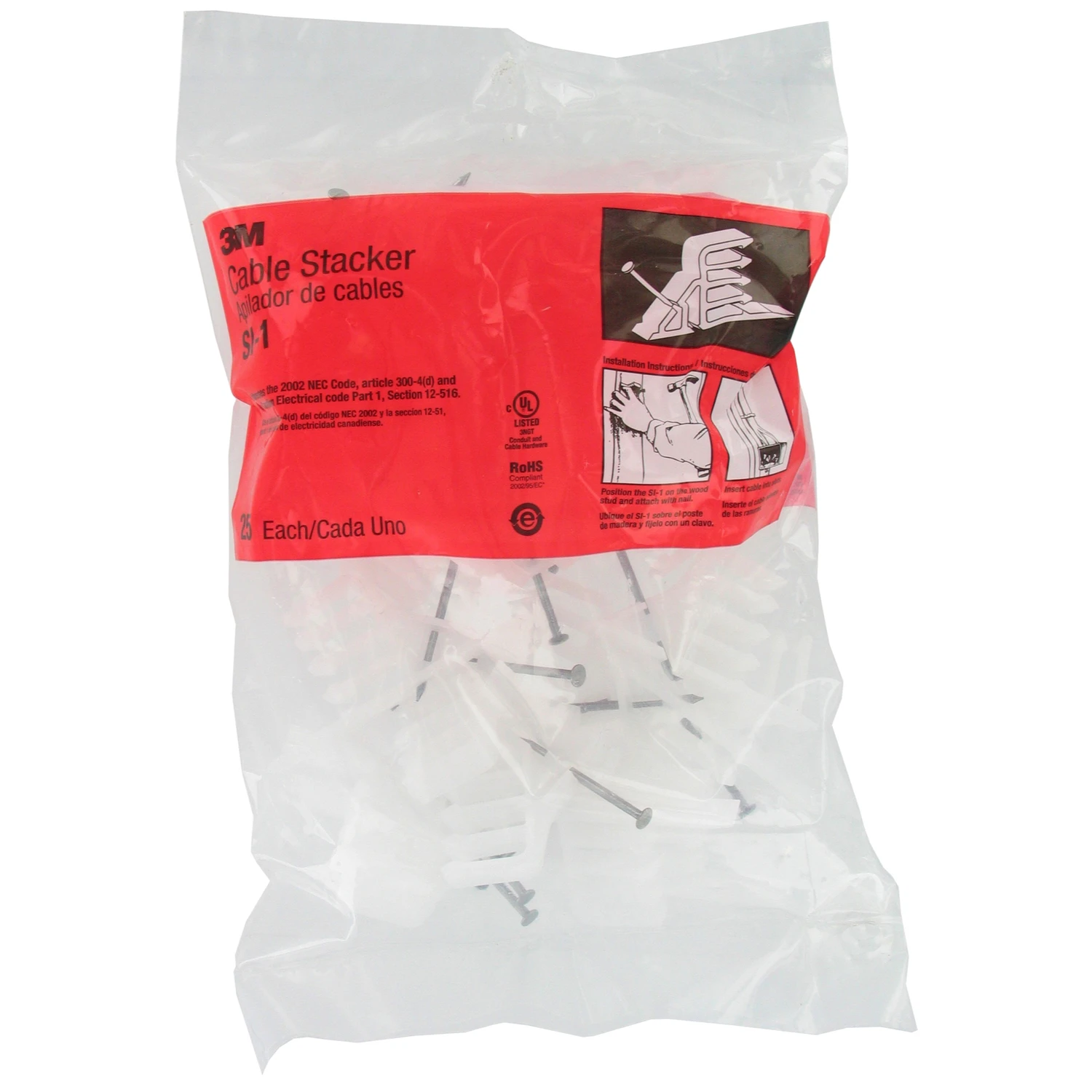 Stak-it Si-1 Cable Stacker 14/2 To 10/2 Awg Reclaimed Plastic (25-pack)
