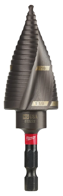 Shockwave Impact Duty 7/8 In. To 1-1/8 In. #9 Step Drill Bit