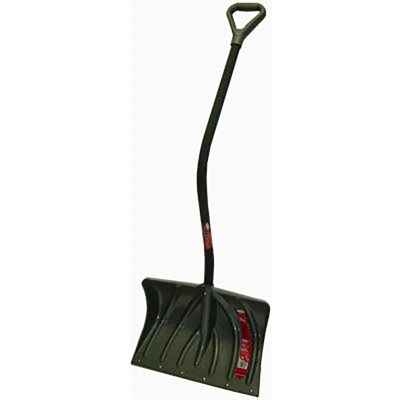 20-In. Poly Snow Shovel/Pusher, Ergonomic D-Grip Handle
