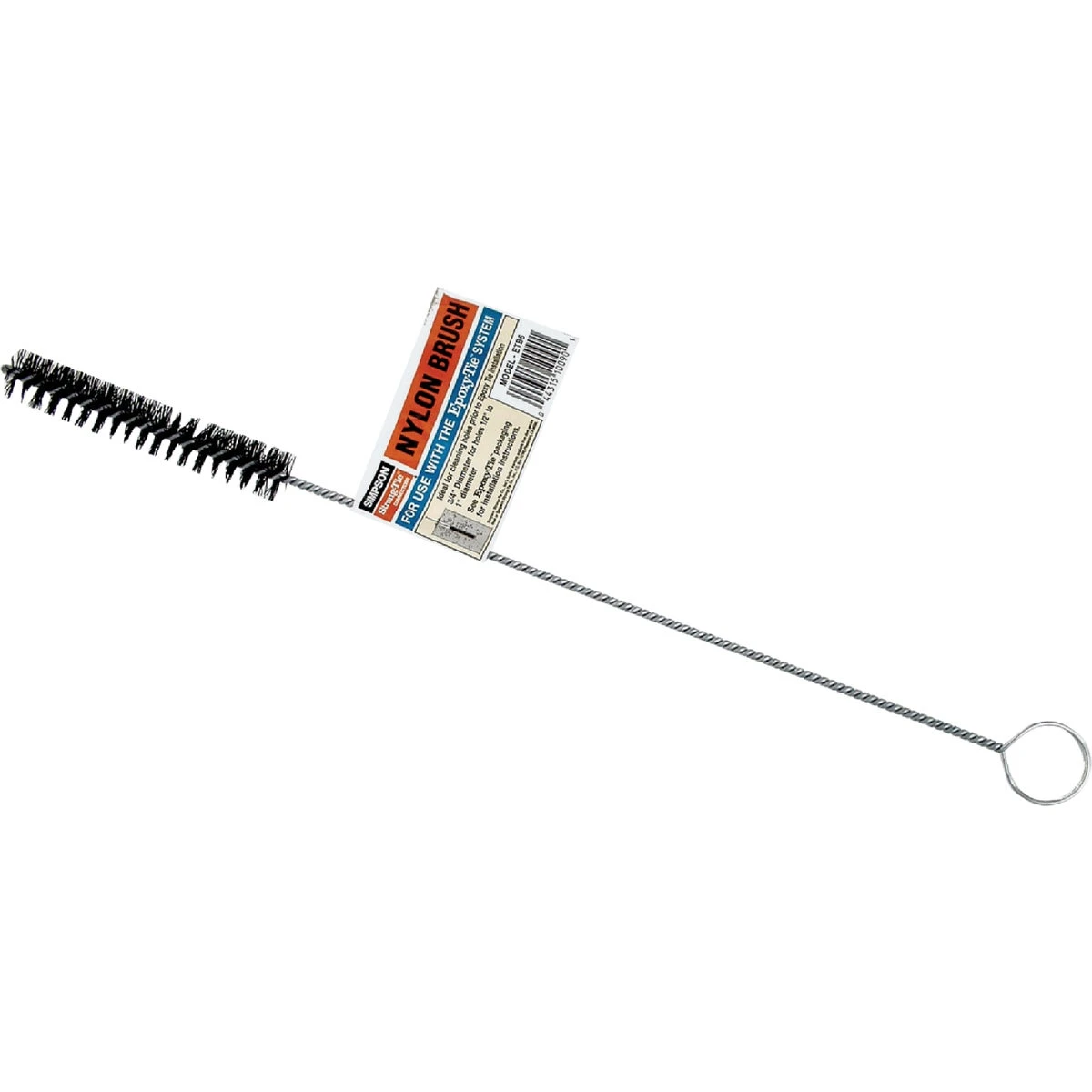 Hole Cleaning Brush with Nylon Bristles, 0.75 Inch Diameter