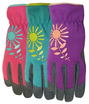 161f6-m Max Performance Synthetic Palm Glove, Women's Medium, Assorted Colors