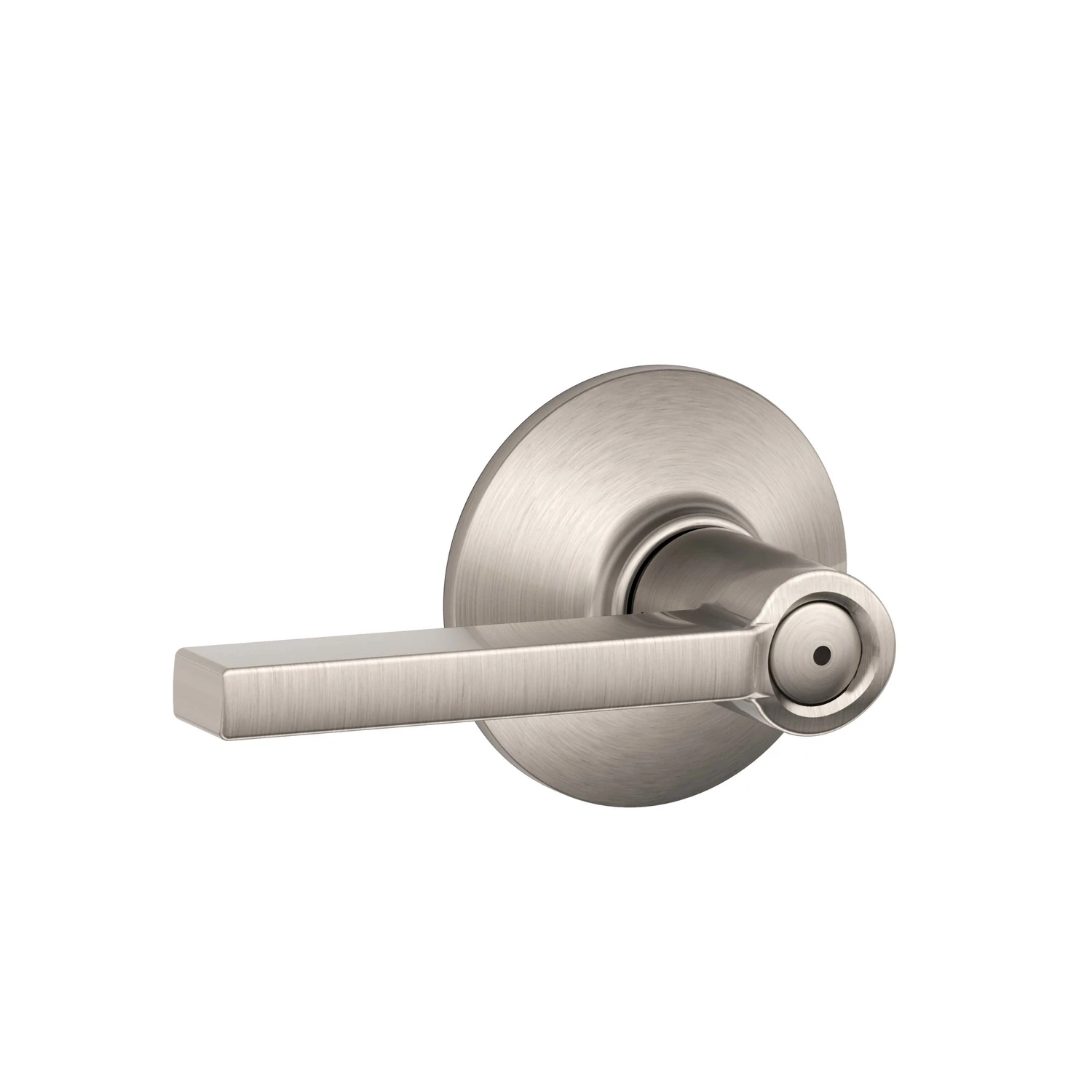 Latitude Bed and Bath Lever Handleset in Satin Nickel Finish
