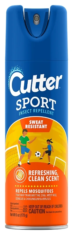 Sport Insect Repellent Aerosol Spray, 6 Ounce Can for Outdoor Protection