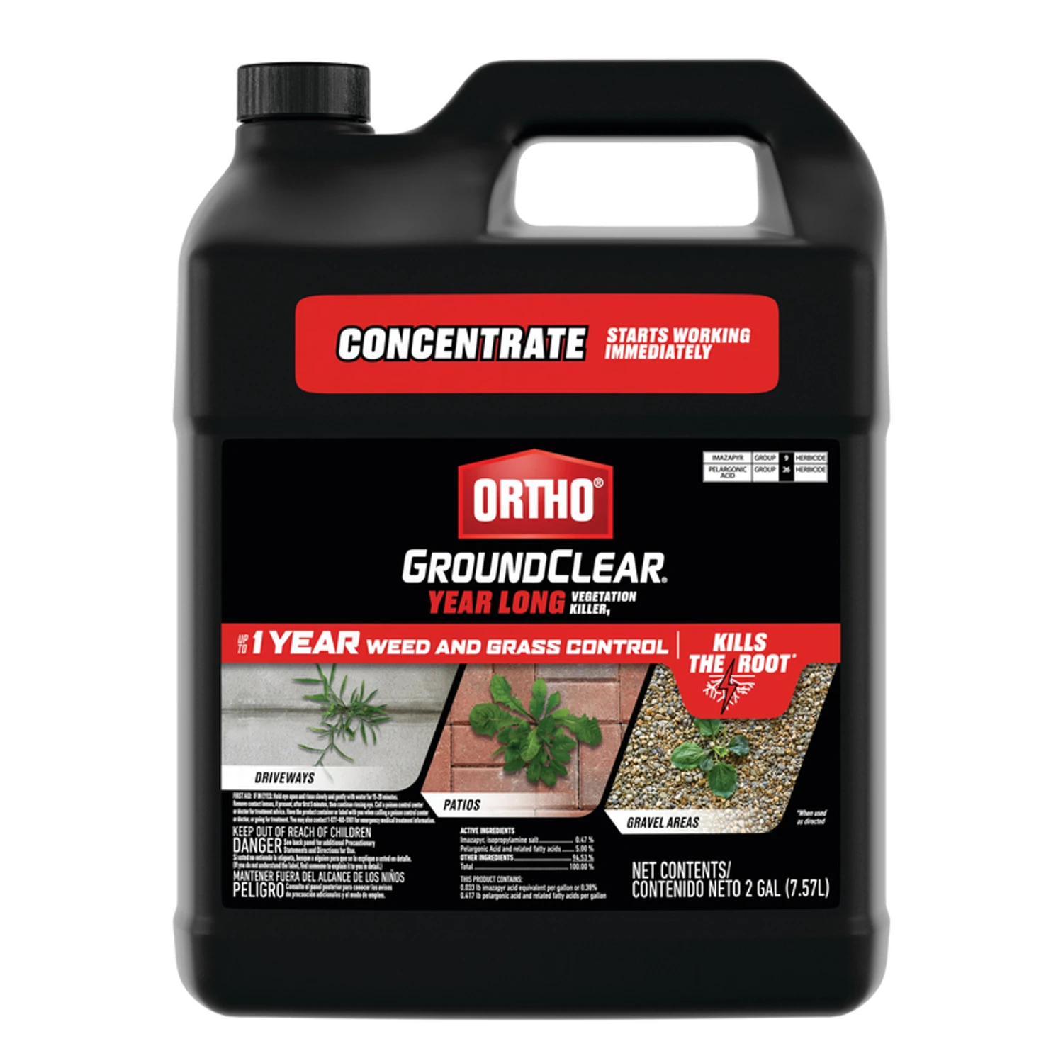 Groundclear 2 Gallon Year Long Vegetation Killer Concentrate