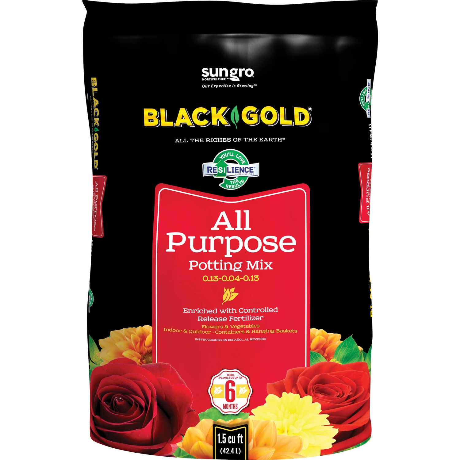 1.5 Cu. Ft. All Purpose Potting Soil Mix With Controlled Release Fertilizer
