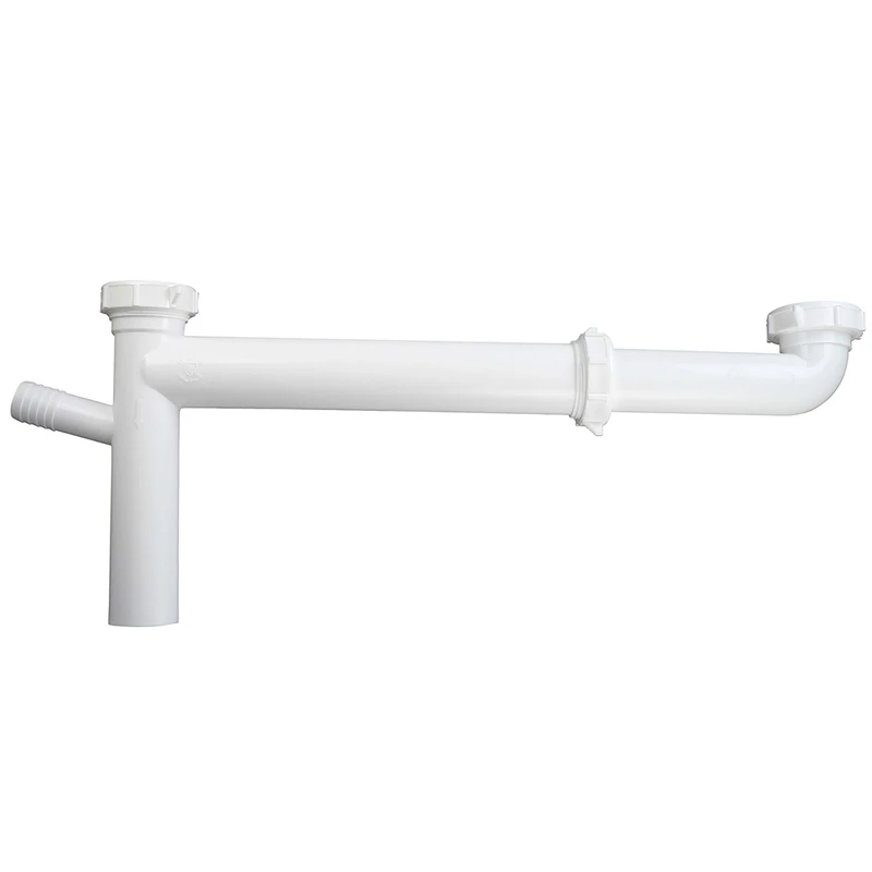 1-1/2 In. X 16 In. Telescopic End Outlet Waste With Dishwasher Branch Tailpiece