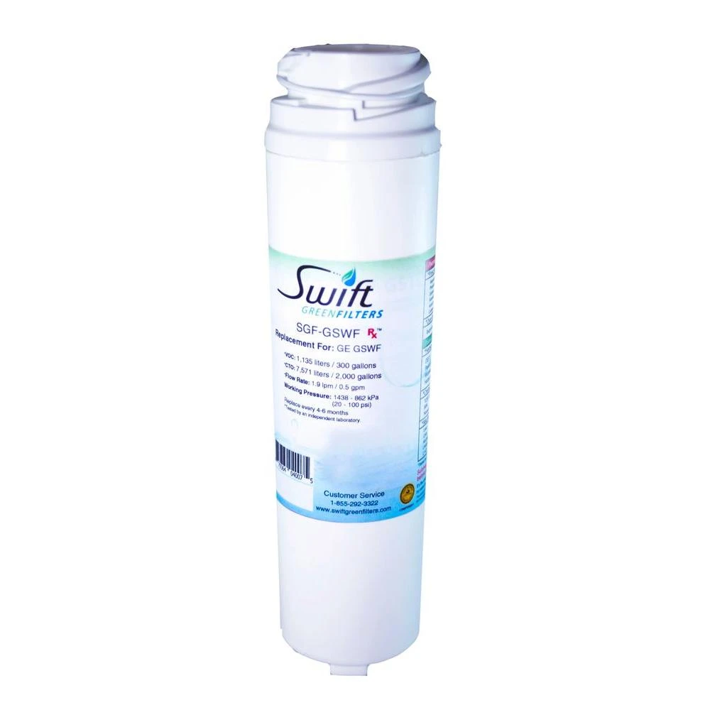 Sgf-gswf/g22 Refrigerator Water Filter, 0.5 Gpm, Coconut Shell Carbon Block