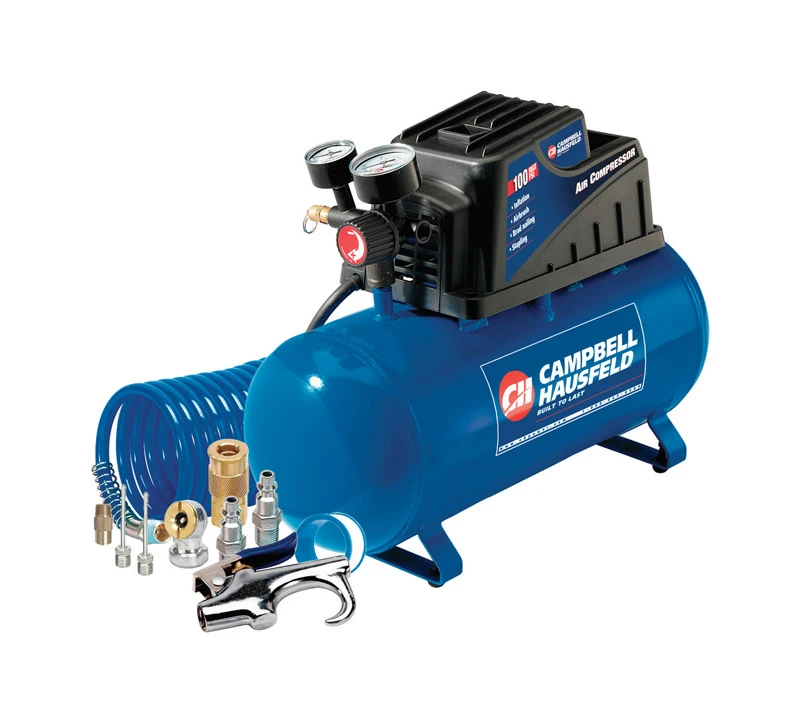 3-gallon Portable Electric Horizontal Air Compressor With Accessory Kit