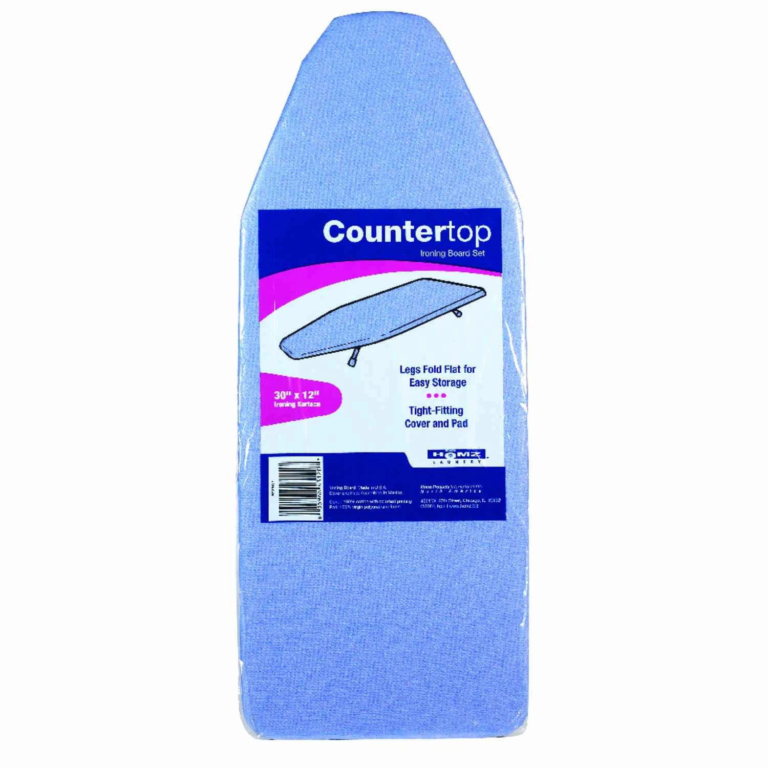 Homz 12 in. H Metal/Plastic Ironing Board Pad Included