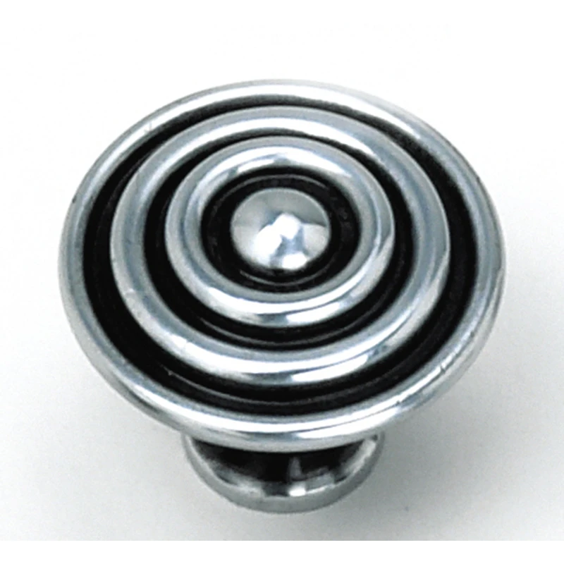 Laurey Antique Silver Target 1-1/2 In. Cabinet Knob