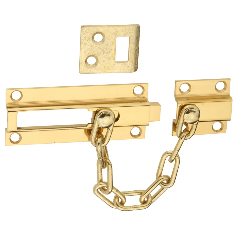 Zinc Die Cast Chain Door Guard, Model N198-036, 3.9 In Height