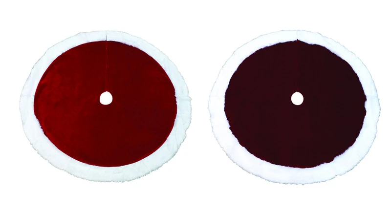 Dyno Red/White Tree Skirt 0.5 in.