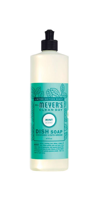 Liquid Dish Soap, Mint, 16 oz.