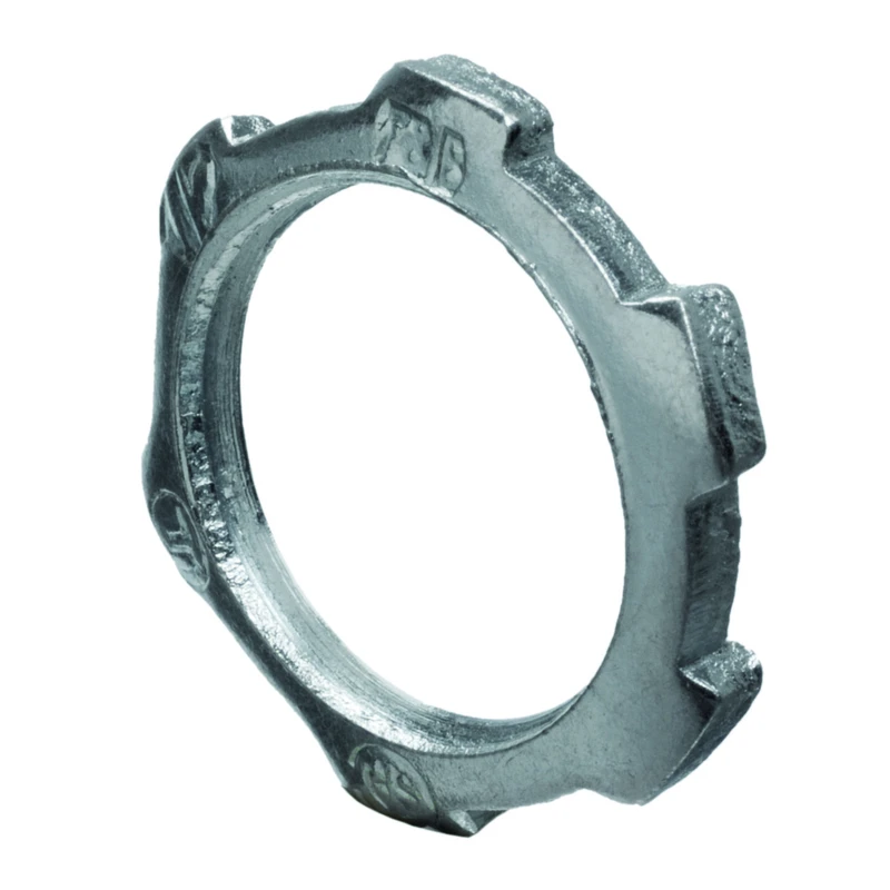 2 In. Steel Reversible Conduit Locknut For Rigid & Imc, Ul Listed, 1 Pk