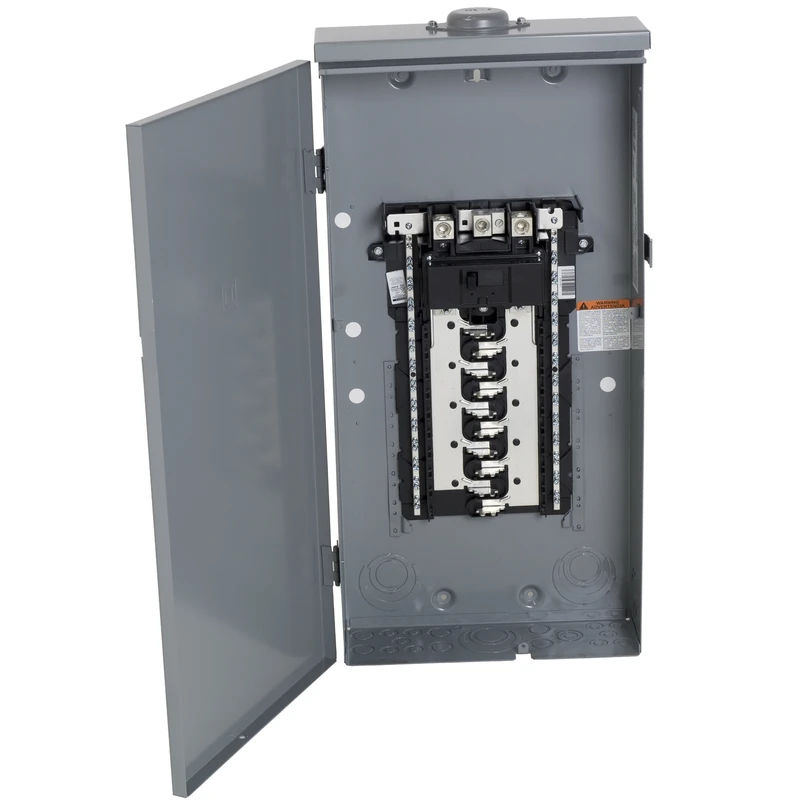 Homeline Main Breaker Installed Load Center, 40 Poles, 200-Amp