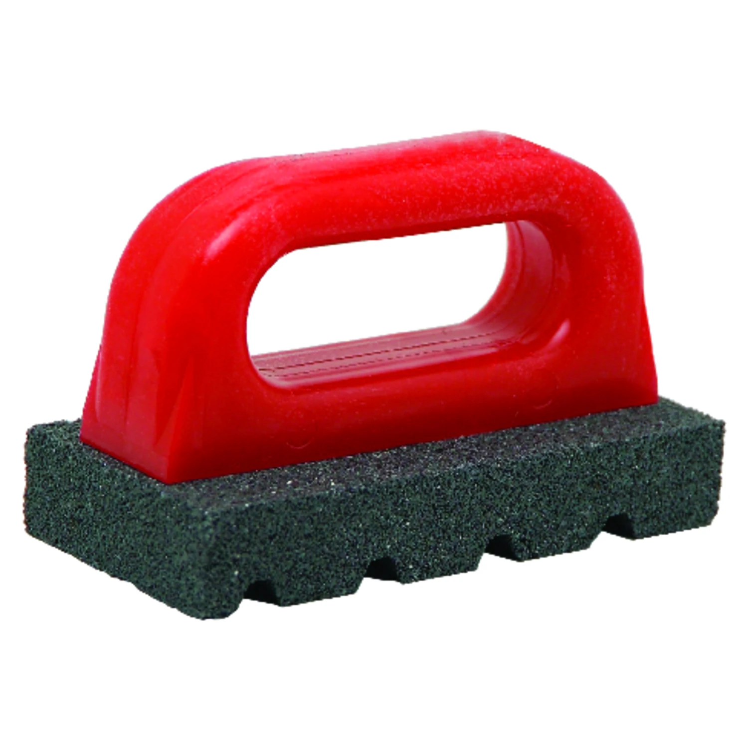 6 In. Silicon Carbide Rubbing Brick With Handle For Concrete Work