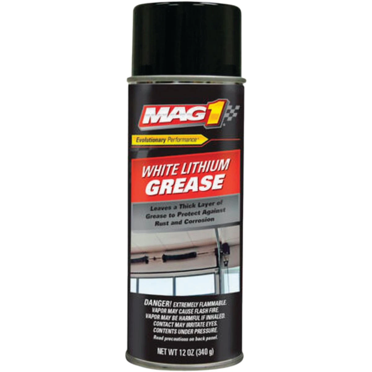 12 Oz. Aerosol White Lithium Grease - Superior Protection Against Wear And Corrosion