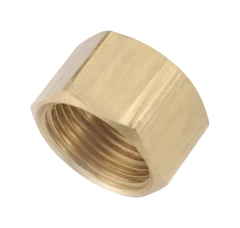 Compression Fitting, Cap, Lead Free, 1/4 In.