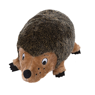 Plush Puppies Harley the Hedgehog II Jr Dog Toy, Small, Brown