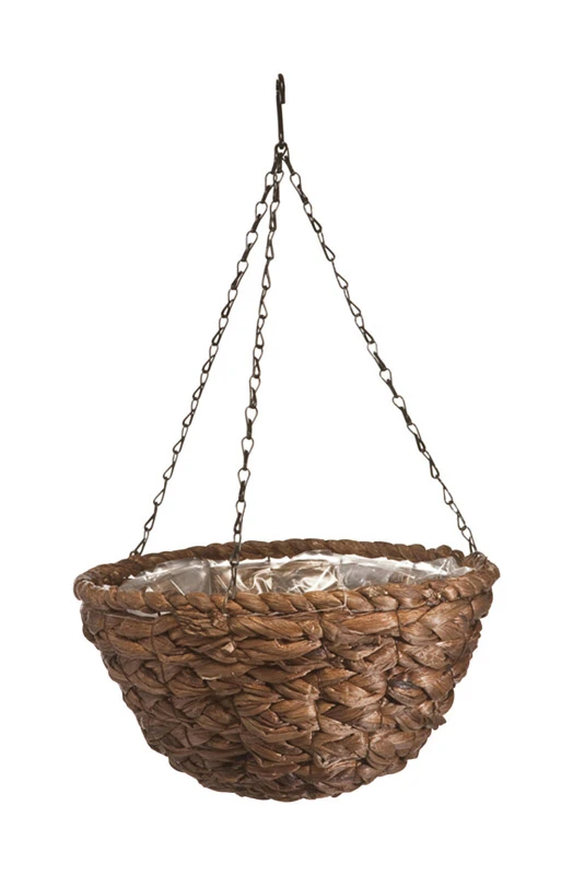 Panacea Rattan Hanging Basket Brown